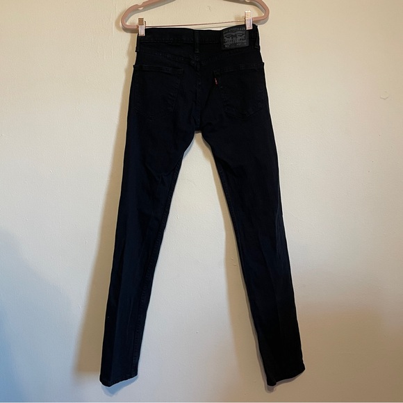 Levi's | Black Denim 511™ Slim Fit Men's Jeans 27x32 - Picture 6 of 8